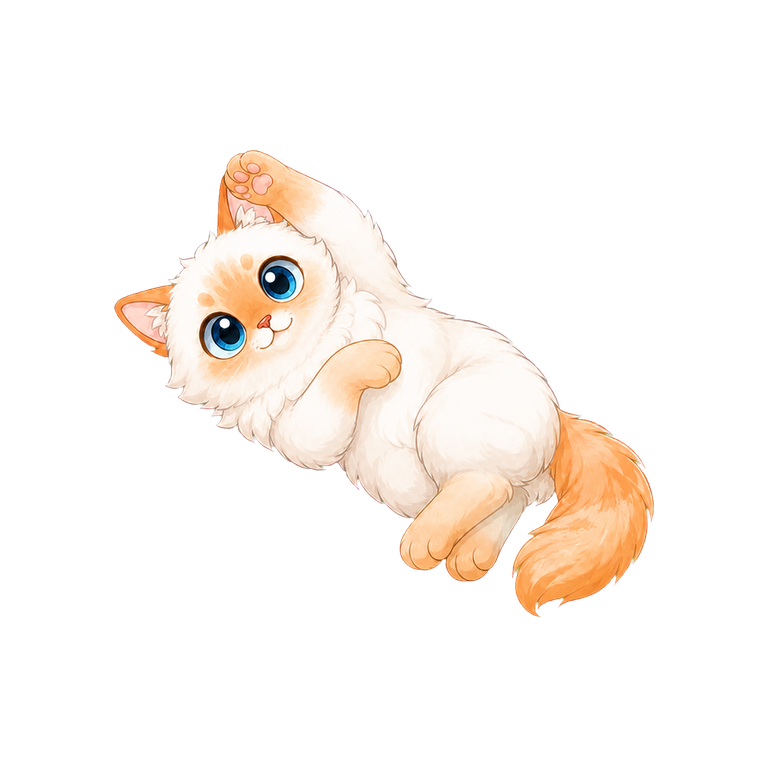 Flame-Point Ragdoll Cat